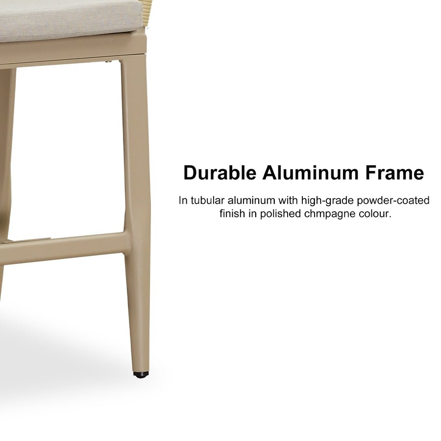 Outdoor Bar Stools Counter Stools Rattan Bar Stools Chair with Backrest for Indoor or Outdoor, Kitchen lsland - Image 24