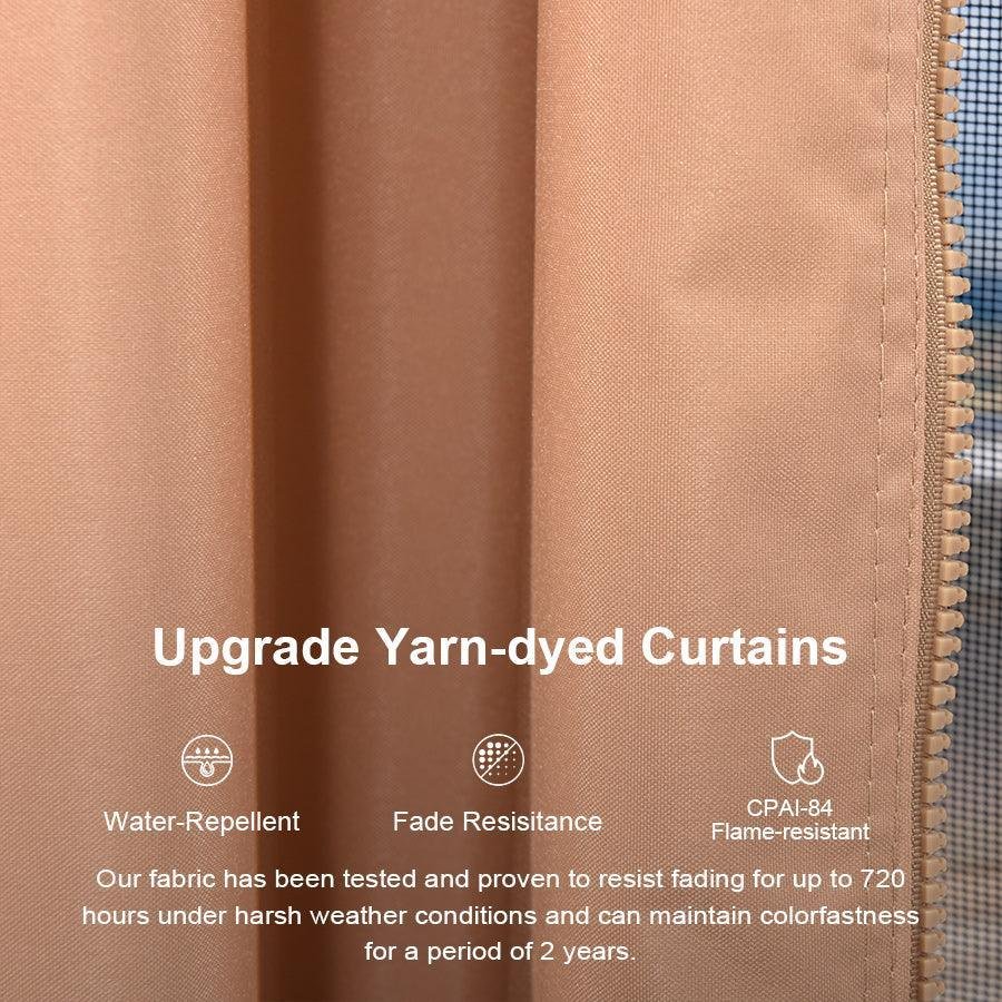 Outdoor Hardtop Gazebo for Garden Bronze Double Roof Aluminum Frame Pavilion - Image 59