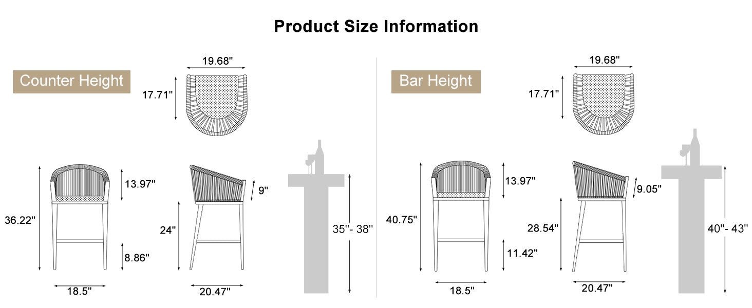 outdoor bar stools