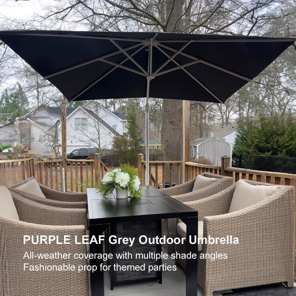 Morden White Outdoor Umbrella Premium Aluminum Patio Cantilever Pool Sun Umbrellas - Image 139