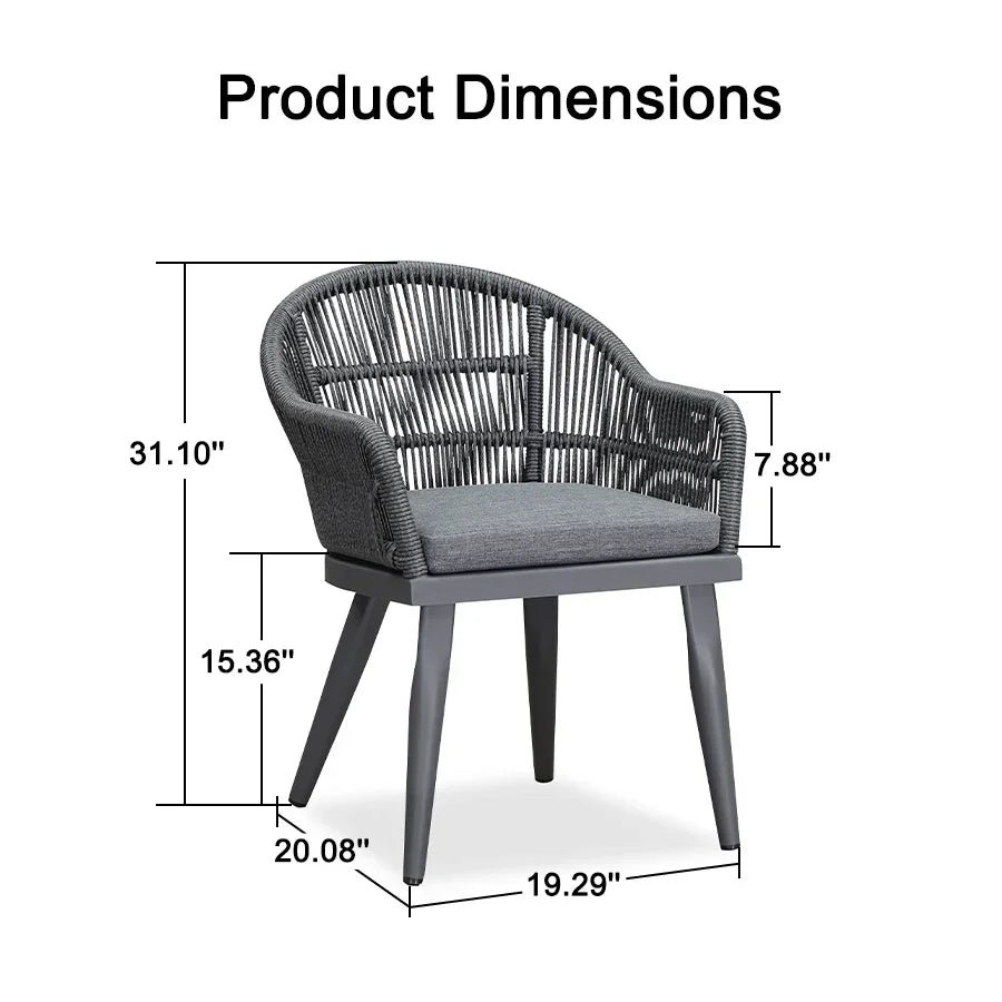 Outdoor Bar Stools Rattan Bar Stools Counter Stools with Back and Cushions  for Patio, Garden, Kitchen - Image 94