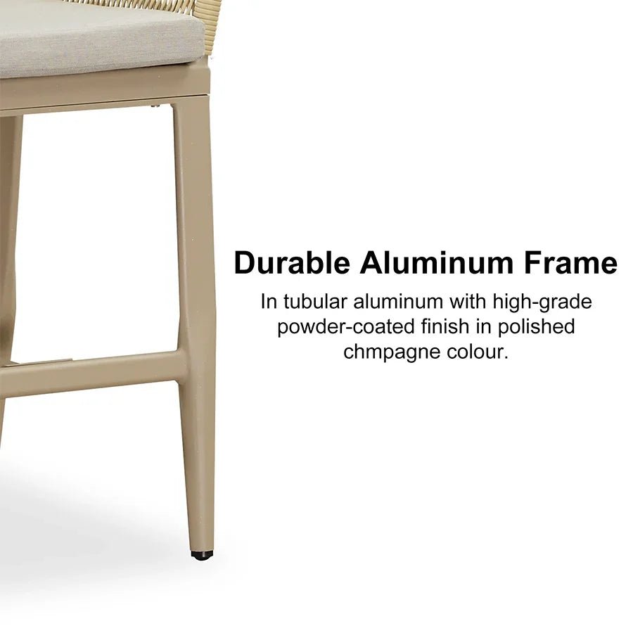 Outdoor Bar Stools Counter Stools Rattan Bar Stools Chair with Backrest for Indoor or Outdoor, Kitchen lsland - Image 43