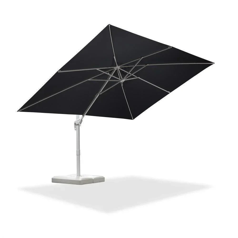 Morden White Outdoor Umbrella Premium Aluminum Patio Cantilever Pool Sun Umbrellas - Image 133