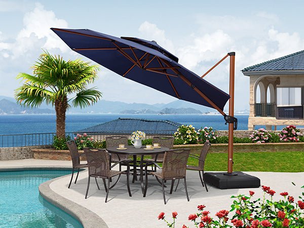 PURPLE-LEAF-Large-Outdoor-Umbrella-Navy Blue
