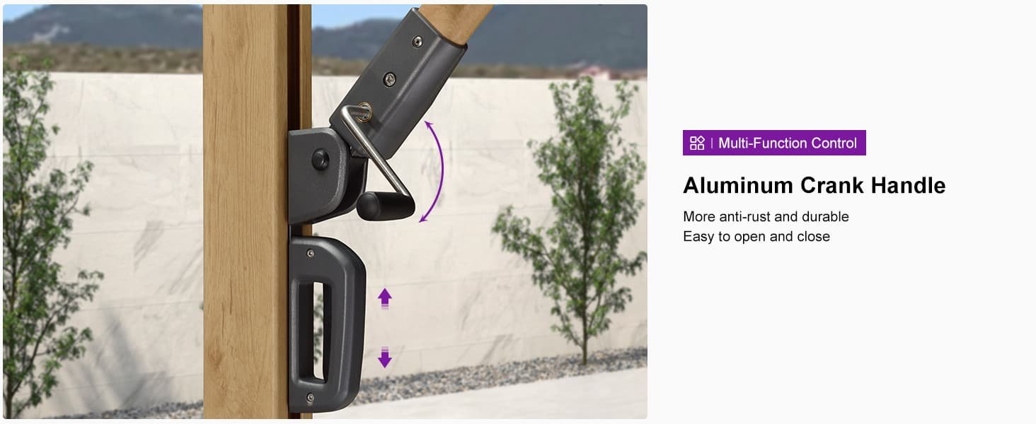 PURPLE-LEAF-Aluminum-Crank-Handle