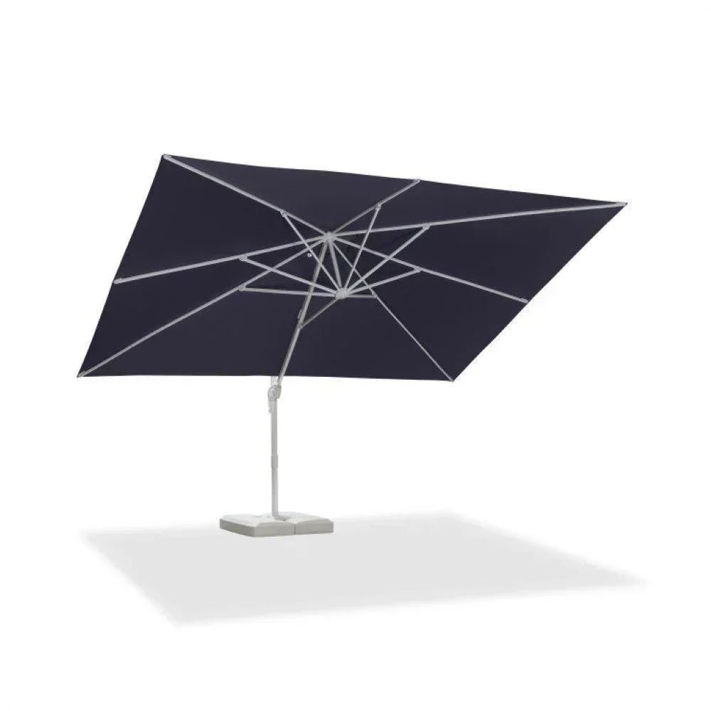 Morden White Outdoor Umbrella Premium Aluminum Patio Cantilever Pool Sun Umbrellas - Image 146