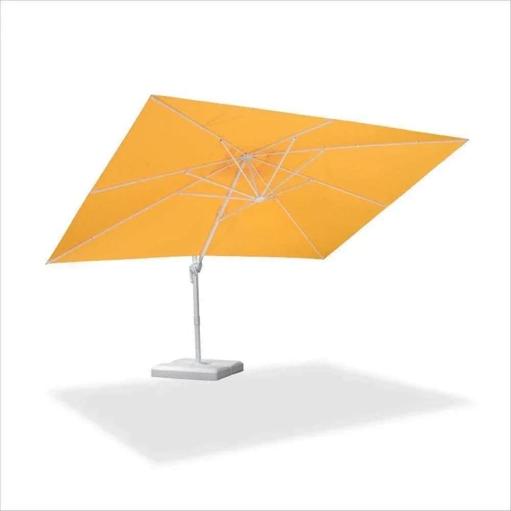 Morden White Outdoor Umbrella Premium Aluminum Patio Cantilever Pool Sun Umbrellas - Image 102